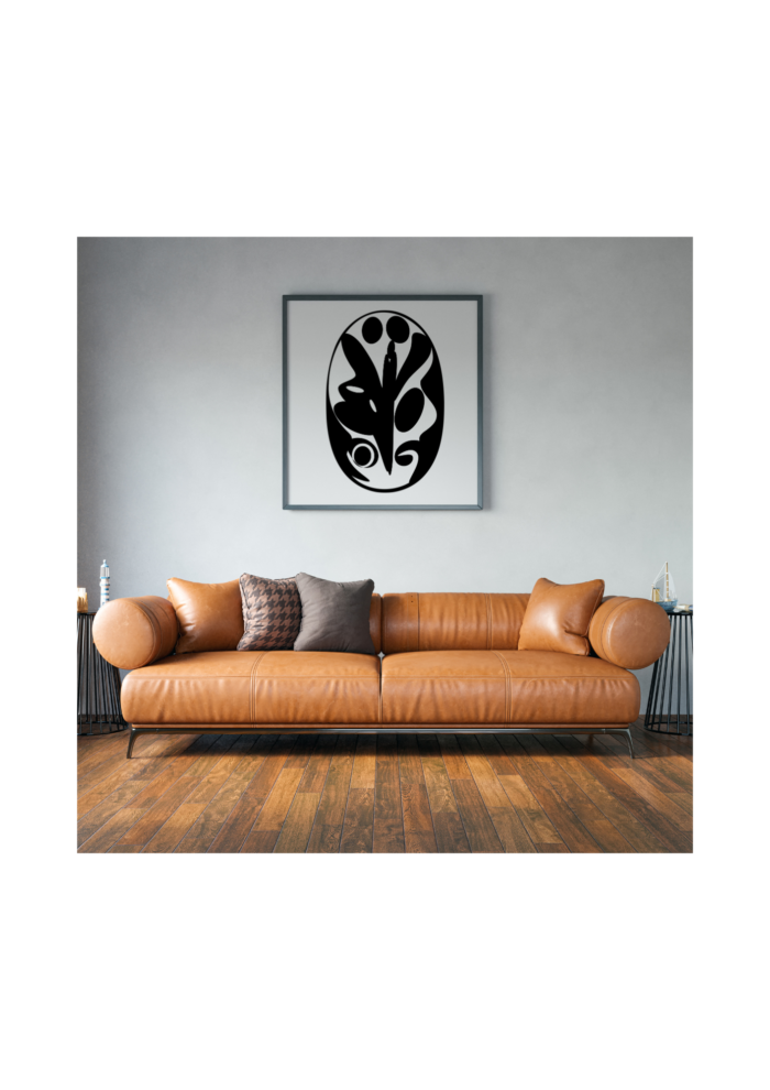 Black and White Art Nouveau Gem - Image 8